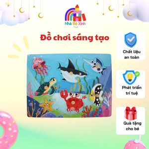 Tranh ghép gỗ 9 miếng