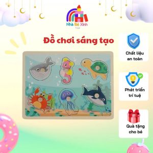 Tranh ghép gỗ 9 miếng