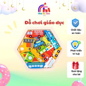 Ghép gỗ nổi hình lục giác