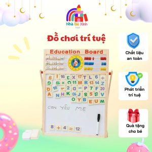 Bảng từ 2 Education Board và bộ chữ số cho bé