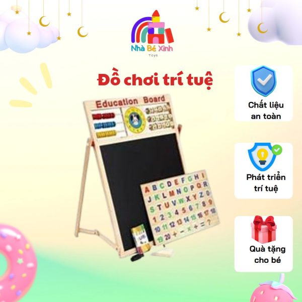 Bảng từ 2 Education Board và bộ chữ số cho bé