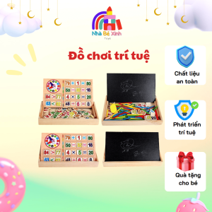 BảngToán Học Có Chữ Số, Que Tính, Bảng Số - Nhà Bé Xinh