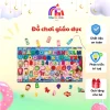 Bảng chữ cái bằng gỗ thông minh 6in1